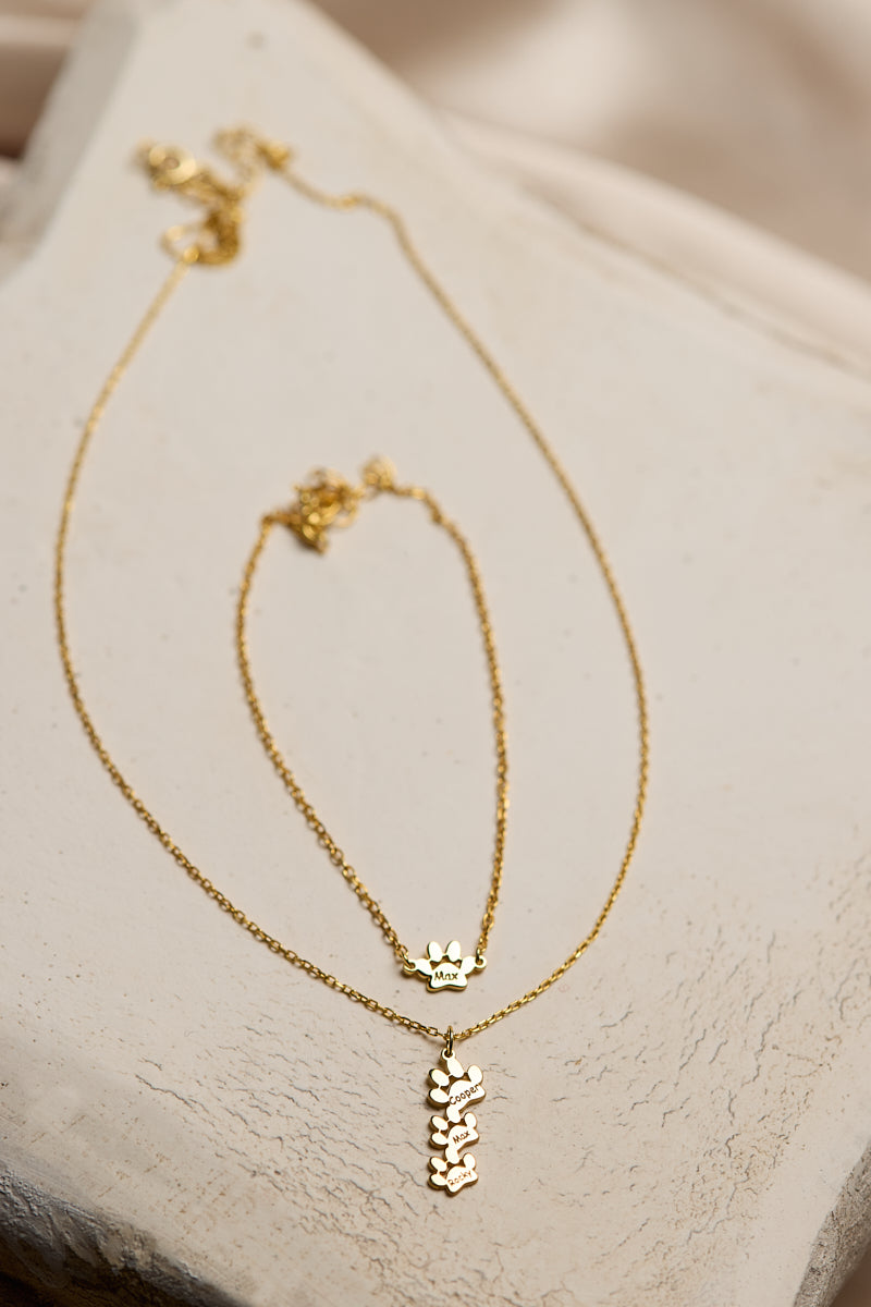 Paw Print Necklace