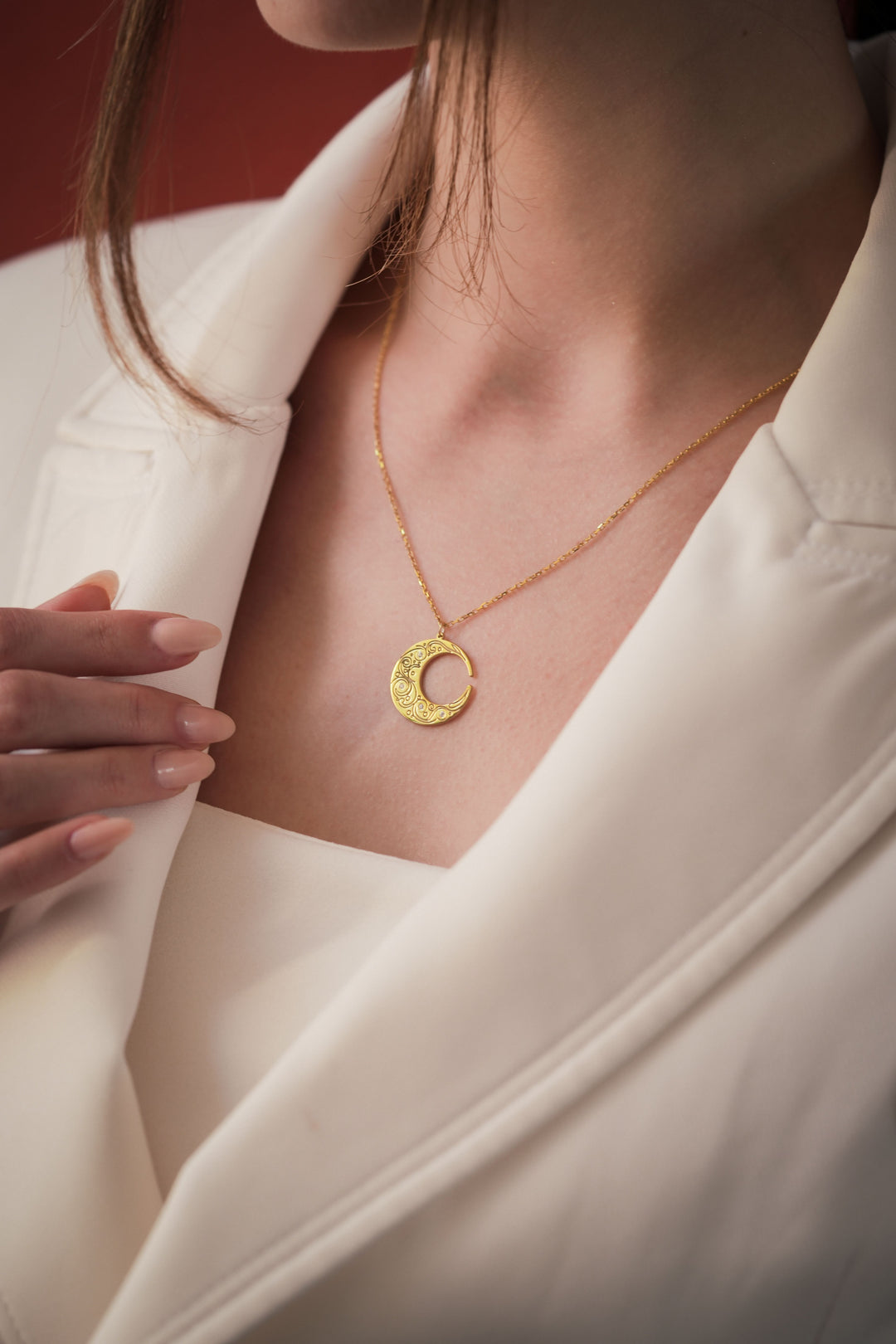 The Call of the Crescent Moon Necklace