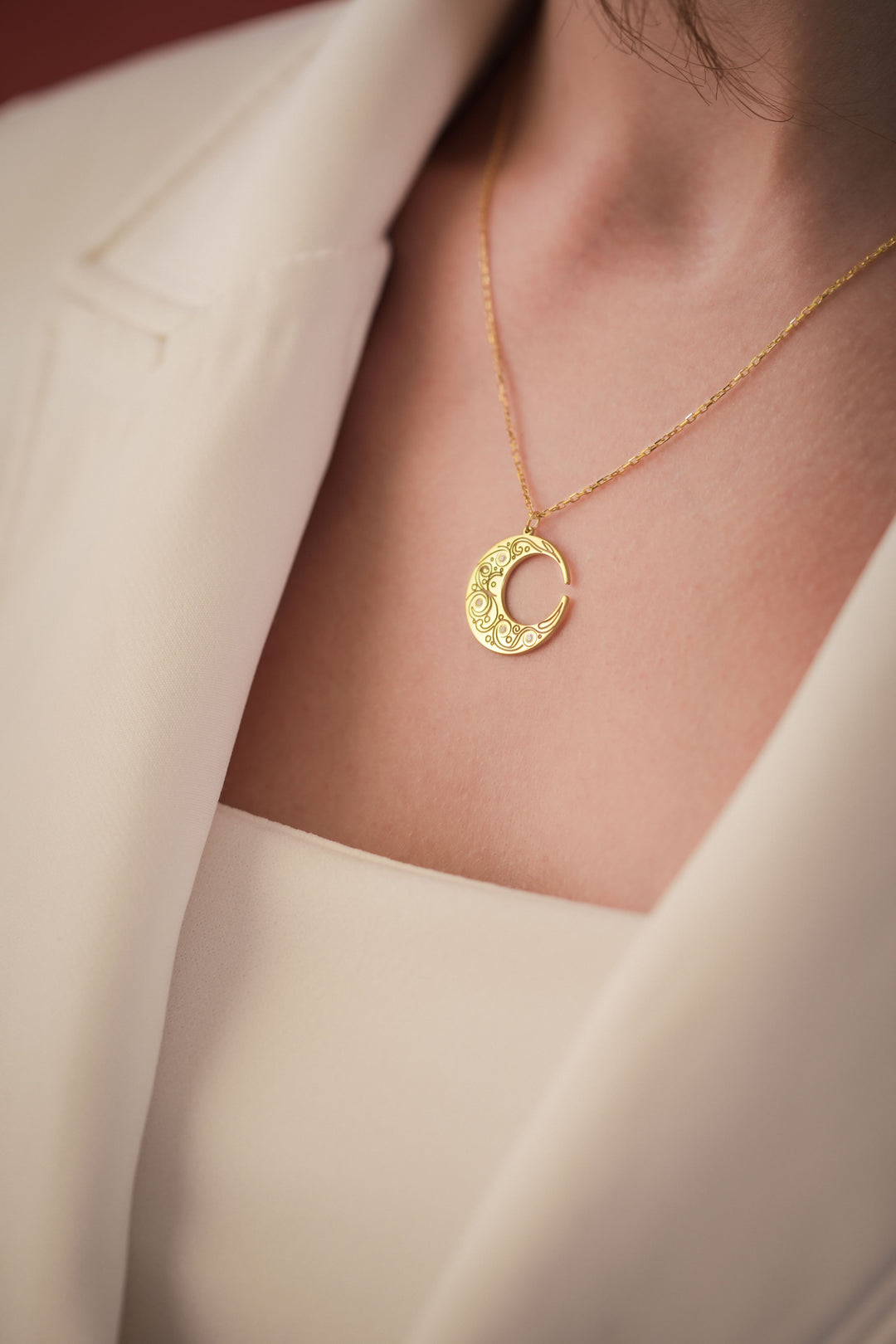 The Call of the Crescent Moon Necklace