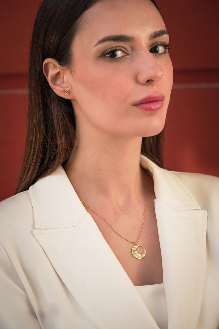 The Call of the Crescent Moon Necklace