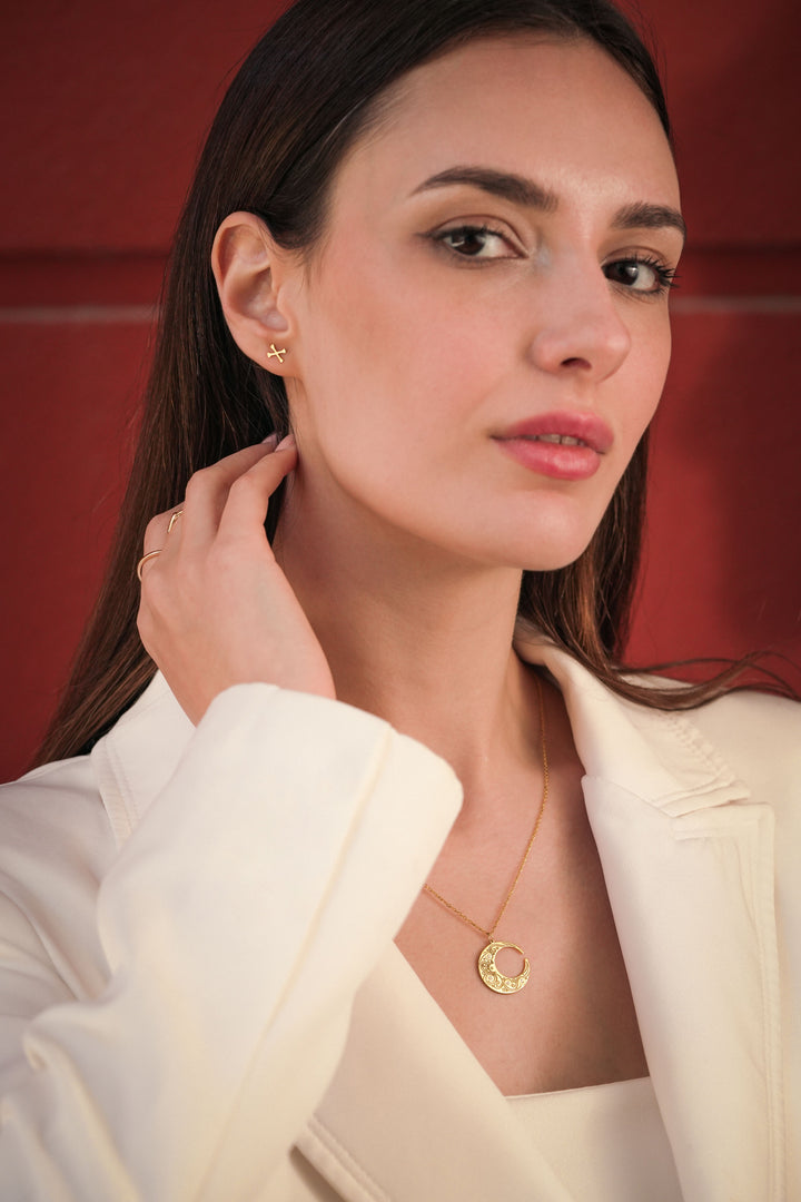 The Call of the Crescent Moon Necklace