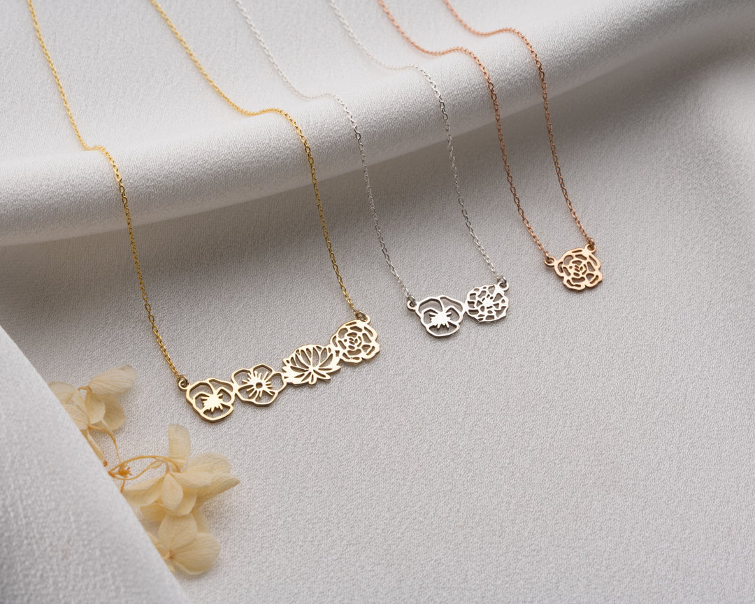 Personalized Birthflower Necklace