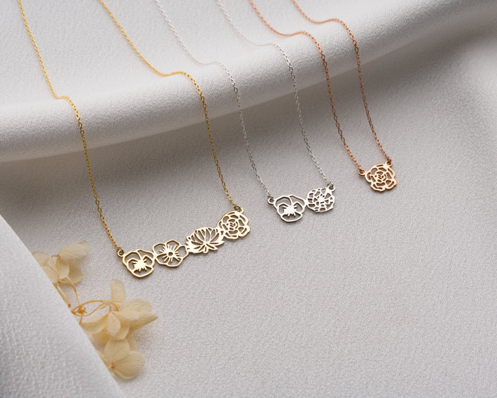 Personalized Birthflower Necklace
