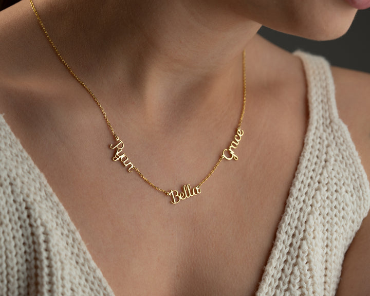 Multiple Name Necklace