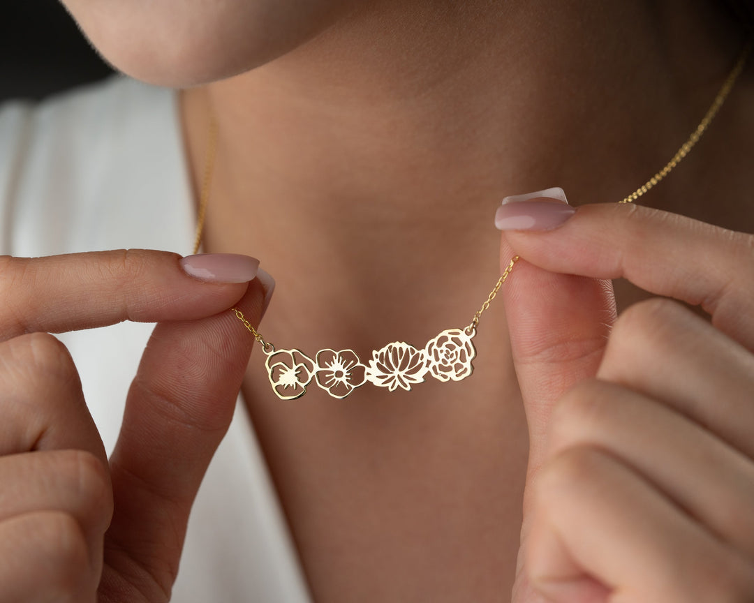 Personalized Birthflower Necklace