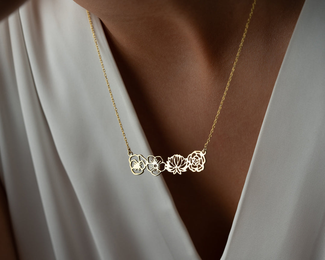 Personalized Birthflower Necklace