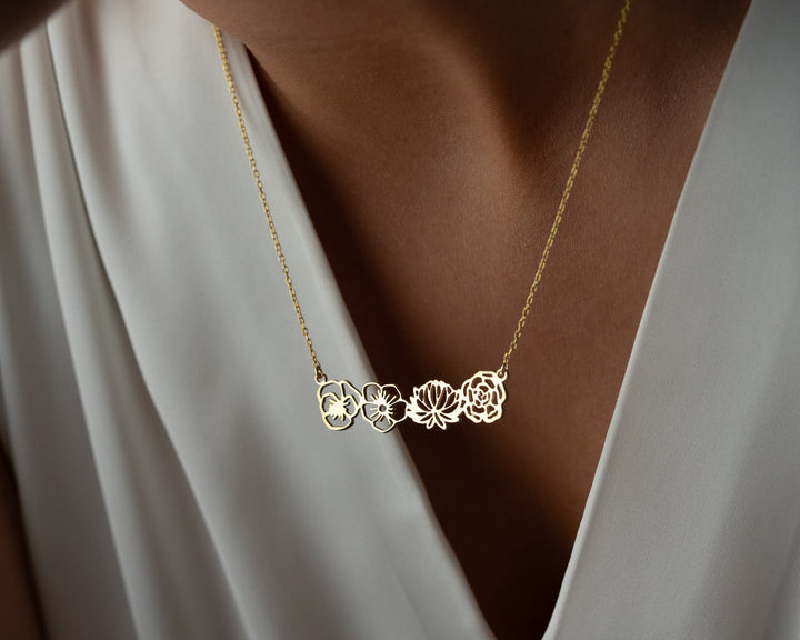 Personalized Birthflower Necklace