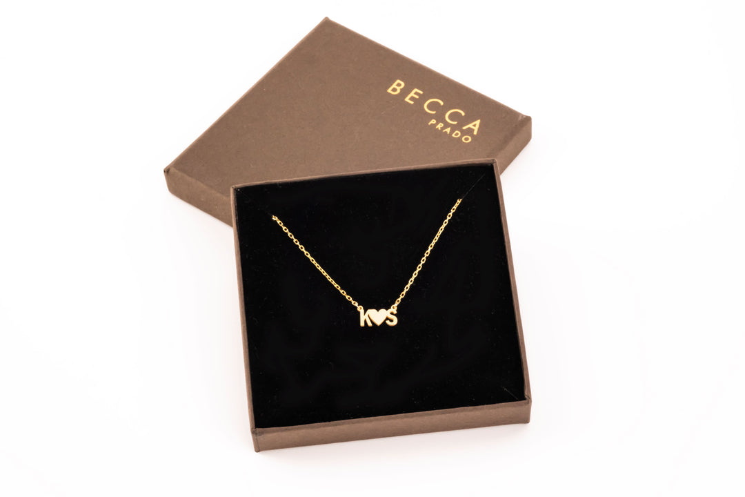 Personalized  Attached Letter Necklace