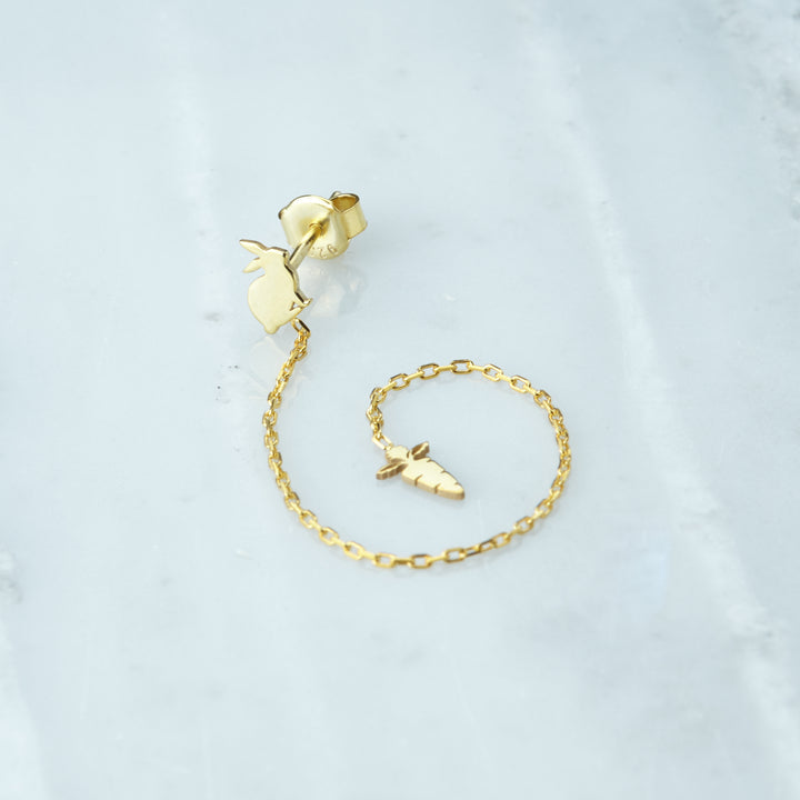 Bunny & Carrot Threader Earrings