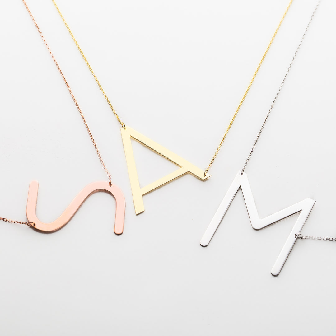 Big Letter Necklace