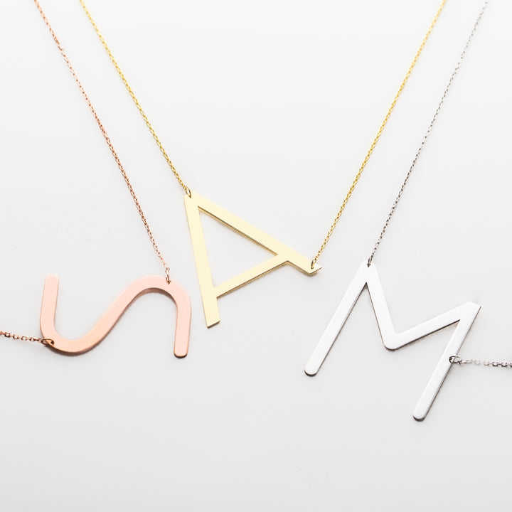 Big Letter Necklace