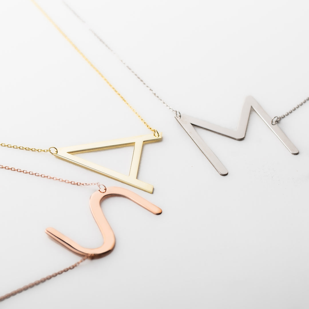 Big Letter Necklace