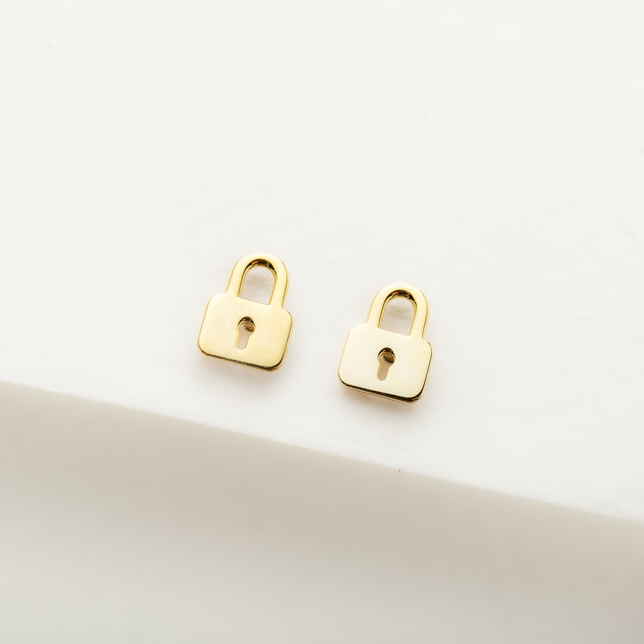 Initial Earrings Set - Gold Plated