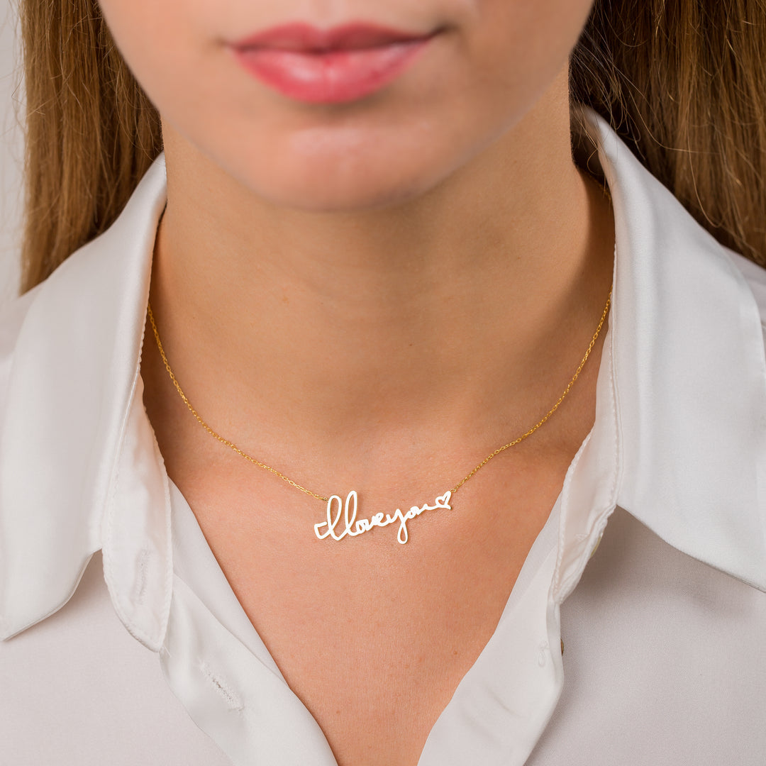 Handwriting Name Necklace