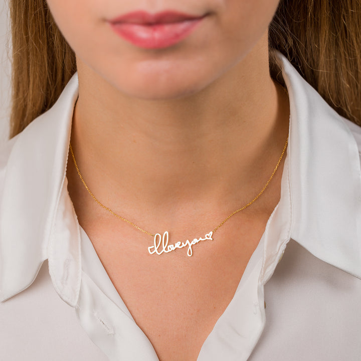 Handwriting Name Necklace