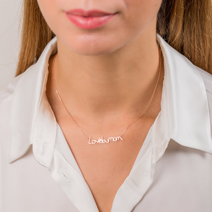 Handwriting Name Necklace