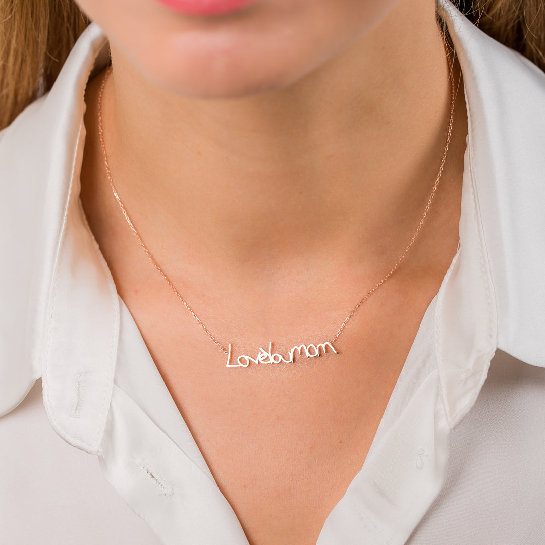 Handwriting Name Necklace