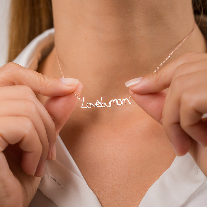 Handwriting Name Necklace