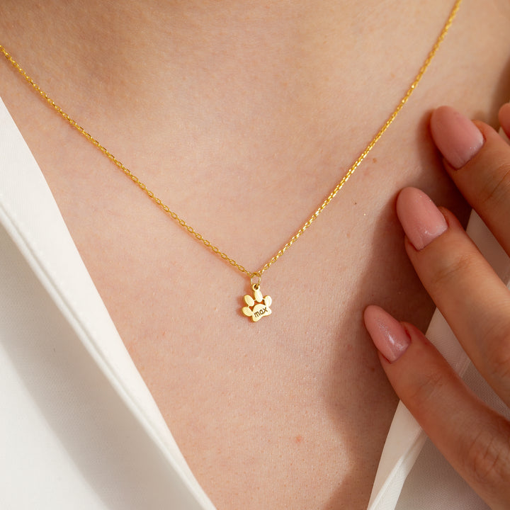 Paw Print Necklace