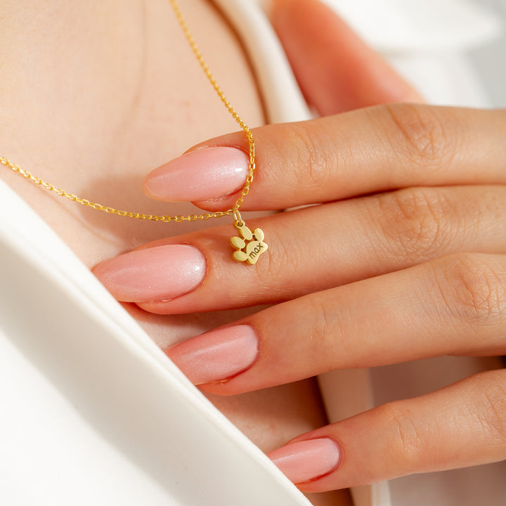 Paw Print Necklace