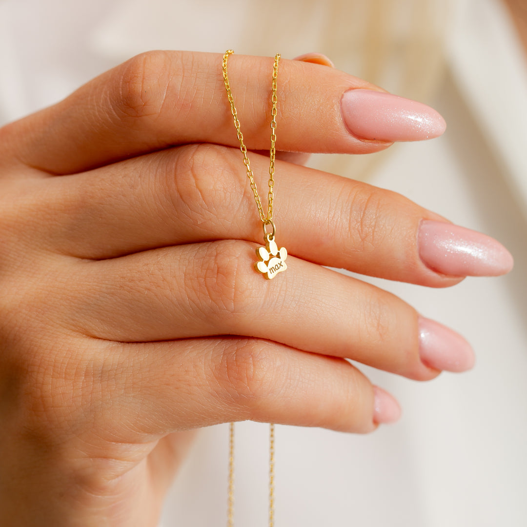 Paw Print Necklace