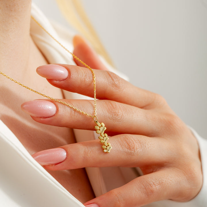 Paw Print Necklace