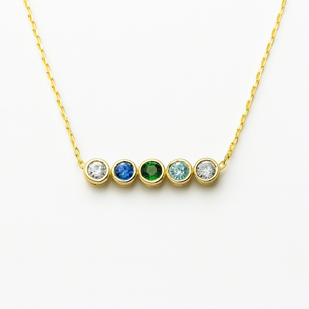 Personalized Birthstone Necklace