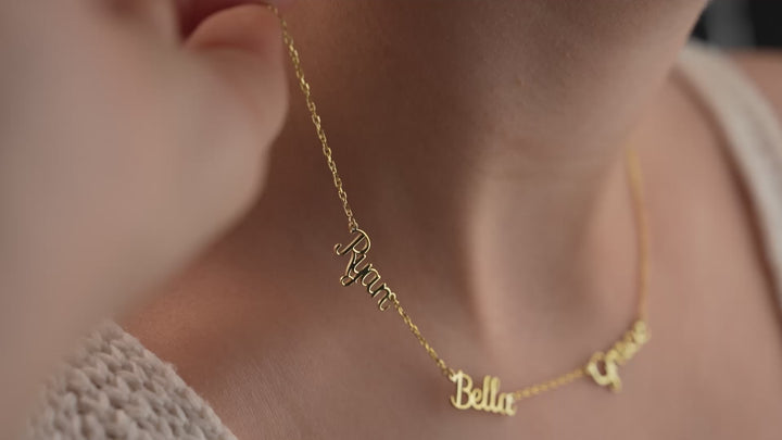 Multiple Name Necklace